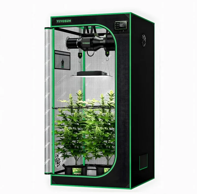 Vivosun – Smart Growbox Set – AllInOne Connect 80 + AeroLight150S (80x80x180) VISOSUN_AllInOne_Connect_80_GrowSet_6