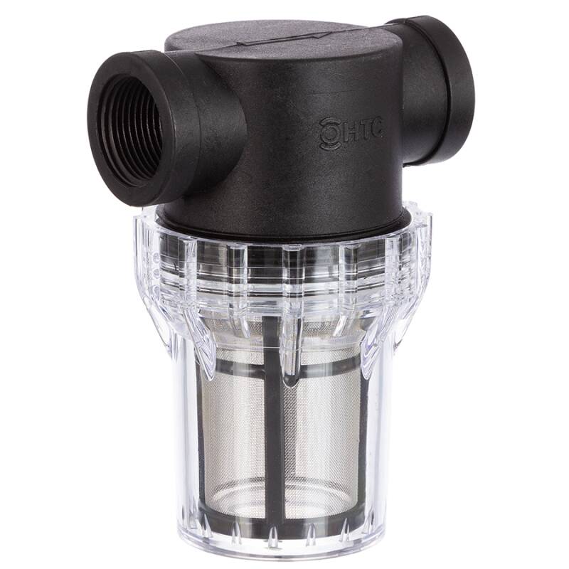 Wasserfilter HTC© Gartenfilter 2fach Innengewinde 3/4 Zoll