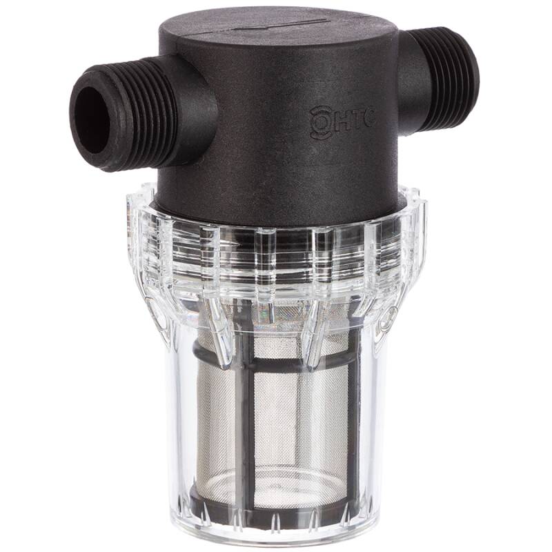 Wasserfilter HTC© Gartenfilter 2fach Aussengewinde 3/4 Zoll